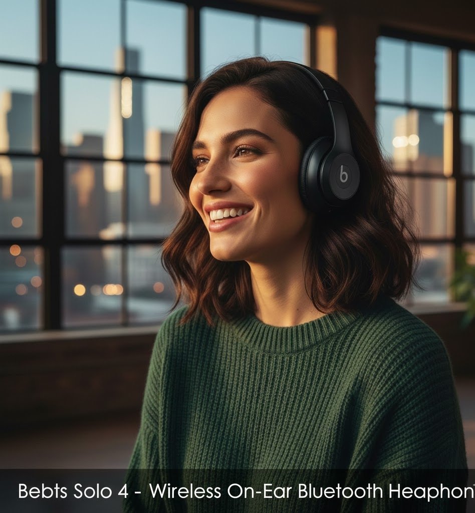 Beats Solo 4 Wireless On-Ear Headphones – Matte Black