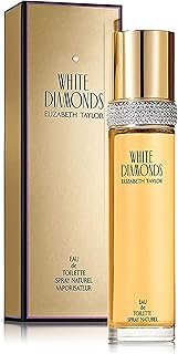 Elizabeth Taylor White Diamonds Women's Perfume, Long-Lasting Floral Fragrance for Her, Eau de Toilette EDT Spray, 3.3 fl oz