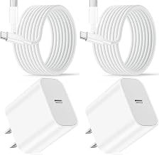 iPhone 17 16 15 Fast Charger 10FT, 20W Type C Charger Block with 10FT Woven Extra Long USB C to USB C Fast Charging Cable Cord for Apple 17 Pro Max/17 Pro/17 e/Air, iPhone 16/15 Pro Max Plus 16e
